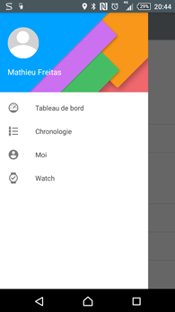 Application OneTouch Move : configuration