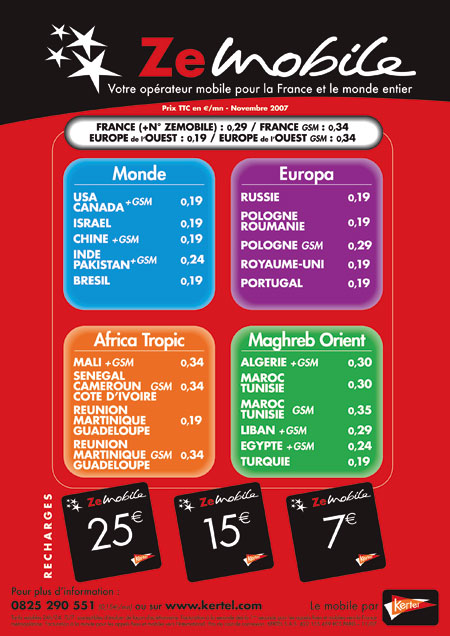 Kertel lance Zemobile, MVNO Bouygues Telecom