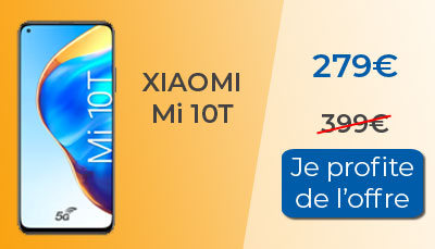 Xiaomi Mi 10T à 279? chez RED by SFR