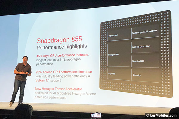 SoC Qualcomm Snapdragon 855 performances