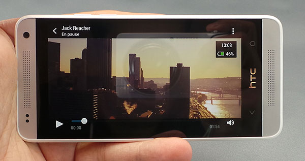 HTC One mini : le lecteur vidéo