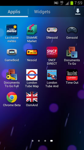  Test Samsung Galaxy S3 : système d'exploitation OS