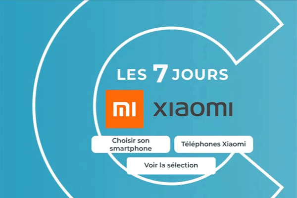 3 smartphones Xiaomi à moins de 250€ pendant les 7 jours Xiaomi chez Cdiscount