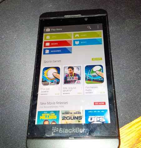 Le Play Store disponible sur la prochaine version de BlackBerry OS ?