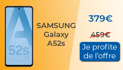 Le Samsung Galaxy A52s est en promotion pour le Black Friday