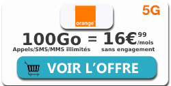 Forfait 5G Orange 100Go