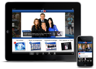 TF1 lance son application gratuite pour iPad et iPhone