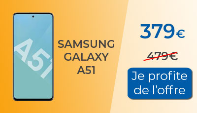 Promo Samsung Galaxy A51 pendant les Amazon Prime Days
