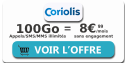 Coriolis 100Go
