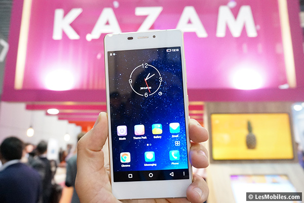 Kazam Tornado 552L : 5,5 mm d'épaisseur et processeur octa-core (MWC 2015)