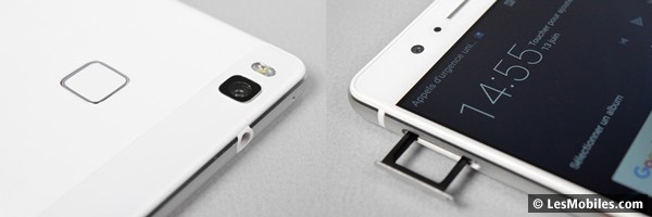 Huawei P9 Lite : appareil photo, webcam et tiroir
