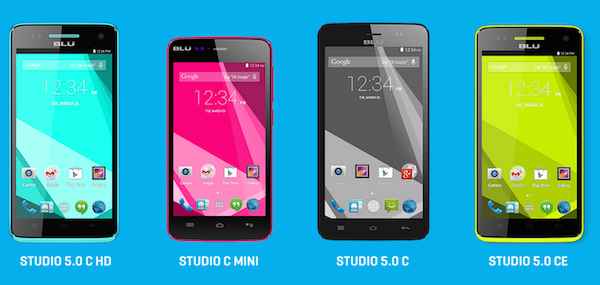 Blu Products dévoile quatre nouveaux smartphones économiques