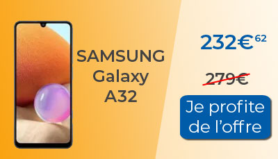 Samsung Galaxy A32 en promo chez Rakuten