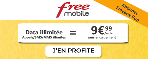 Freebox Pop forfait data illimite