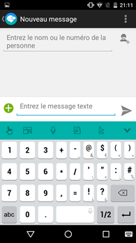 Wiko Rainbow Up : TouchPal X