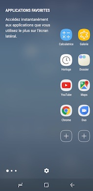 Samsung Galaxy S8 interface