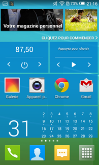 Alcatel OneTouch Pop S3 : bureau