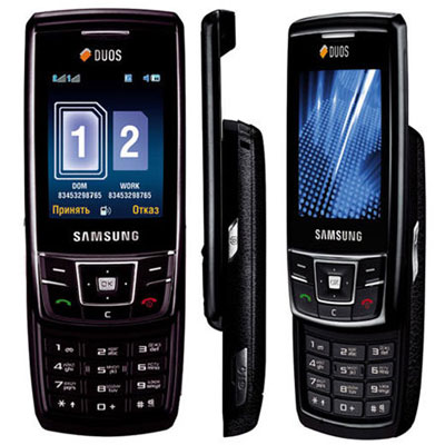 Samsung D880 :  un mobile avec 2 cartes SIM