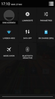 Archos 50 Helium interface