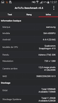 Galaxy A5 antutu