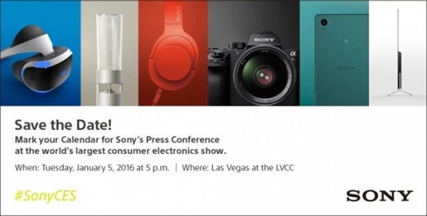 Sony envoie les invitations pour sa conférence pré-CES 2016