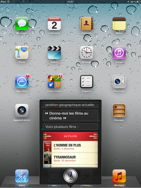 Apple iPad Mini : Siri