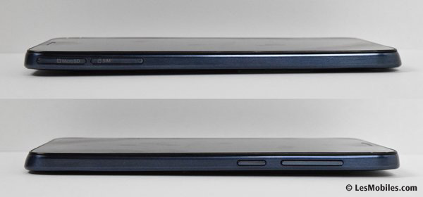 Alcatel OneTouch Idol 2S : gauche / droite