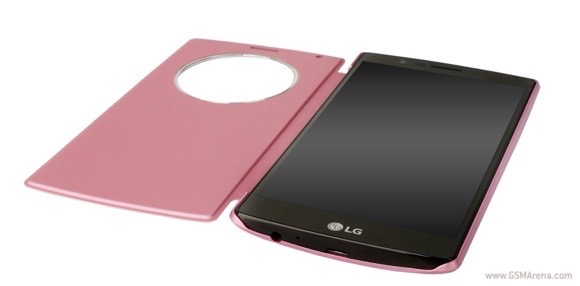 LG G4 avec étui Quick Circle