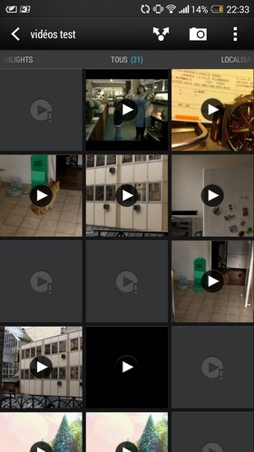 HTC One Max : lecteur vidéo