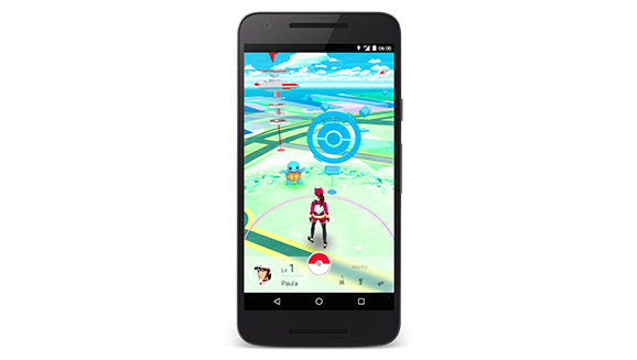 Pokemon Go screen
