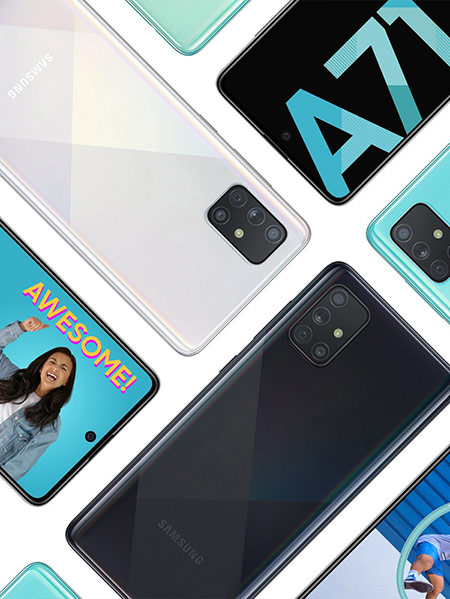 Samsung officialise le Galaxy A71, grand frère du Galaxy A51