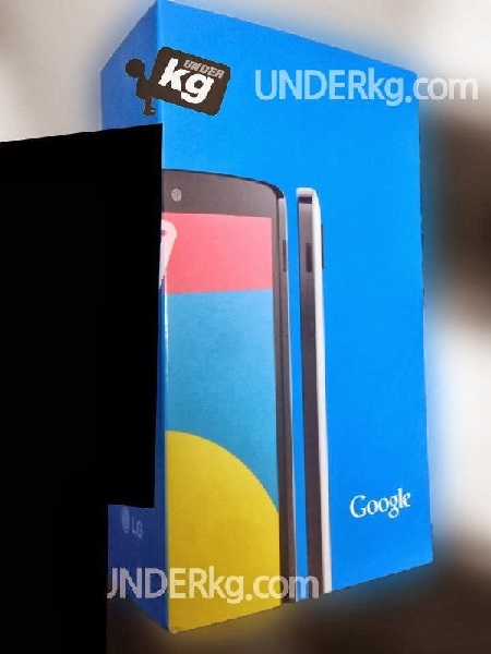Google Nexus 5 : son packaging en fuite sur le web