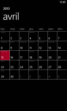 Nokia Lumia 720 agenda
