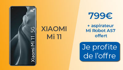 Xiaomi Mi 11 au meilleur prix chez Boulanger