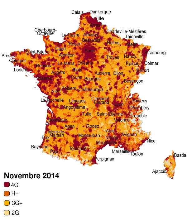 Orange couvre 72% de la population en 4G