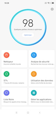 Xiaomi Mi 8 sécurité