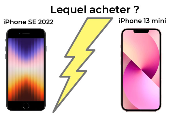 iPhone 13 mini ou iPhone SE 2022 : lequel acheter ?