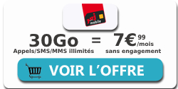 promo forfait NRJ Mobile 30Go
