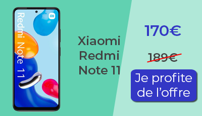 Xiaomi Redmi Note 11 promotion soldes