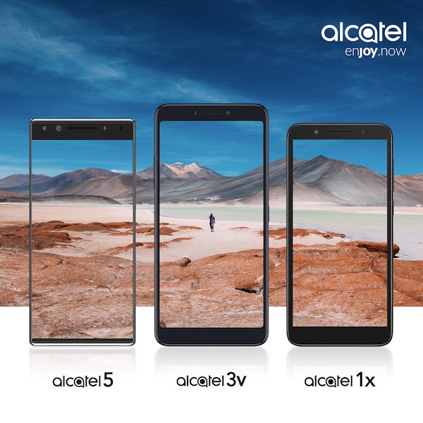 Alcatel 5, 3V et 1X : les trois mobiles seront présents au MWC
