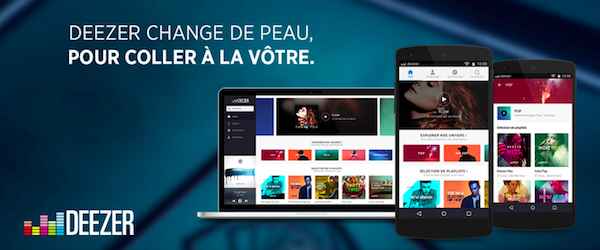 Deezer rénove la page d’accueil de son portail Web