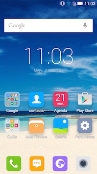 Hisense H910 interface