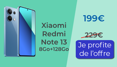 Xiaomi redmi note 13 4G lancement