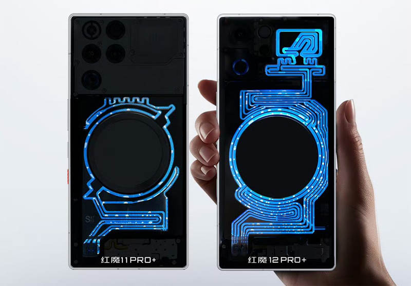 Nubia Red Magic 12 Pro+ versus 11 Pro+ refroidissement