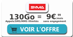 forfait 130Go Syma