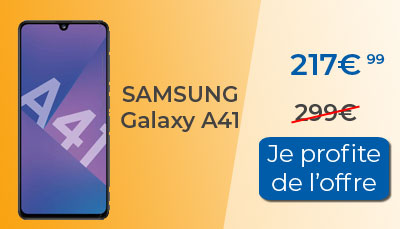 Cyber Monday : Samsung Galaxy en A41 en promotion