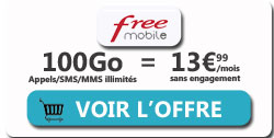 promo free mobile 100go