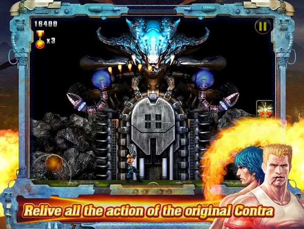 Contra: Evolution de Konami sur Android