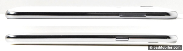 Samsung Galaxy J5 : gauche / droite
