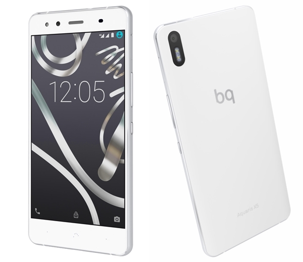 Bq annonce l'Aquaris X5, un élégant smartphone sous Snapdragon 412 à moins de 250 €
